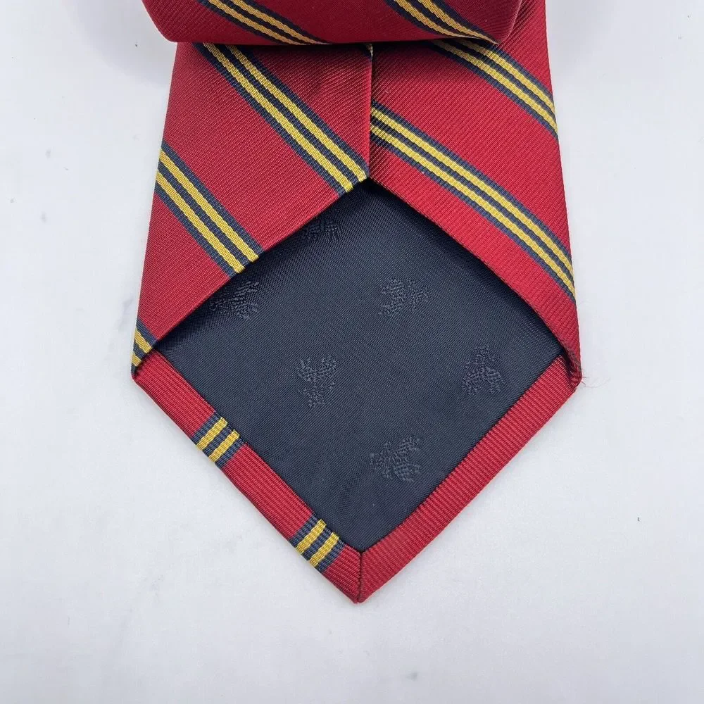 Brooks Brothers Makers Men's Red Blue Gold Stripes 55